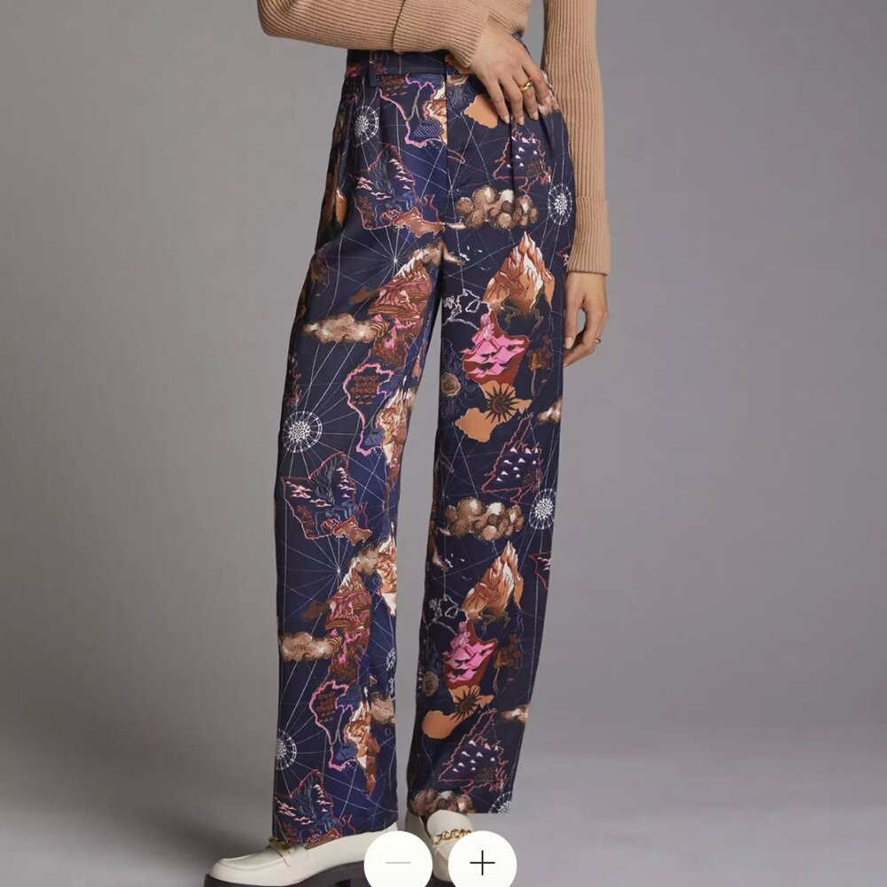 NWT Scotch & Soda Atlas Wide-Leg Pants